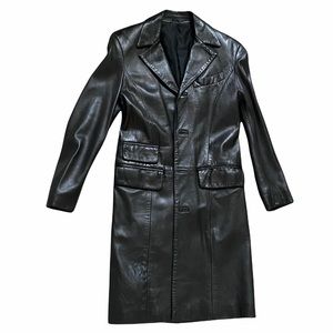 Zabari Leather Jacket - Matrix Style Unisex Jacket - Trendy - Size Small